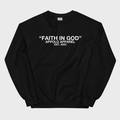 “FAITH IN GOD” DARK SWEATSHIRT