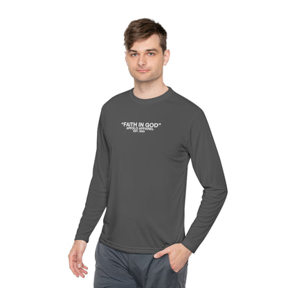 APPOLO "FAITH IN GOD" ATHLETIC LONG SLEEVE TEE