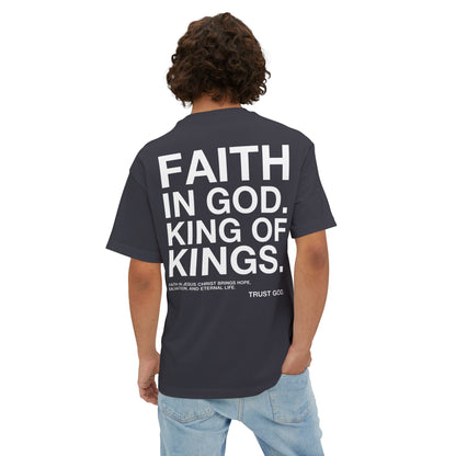 APPOLO "FAITH IN GOD" DARK BOXY TEE