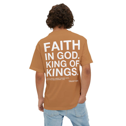 APPOLO "FAITH IN GOD" DARK BOXY TEE