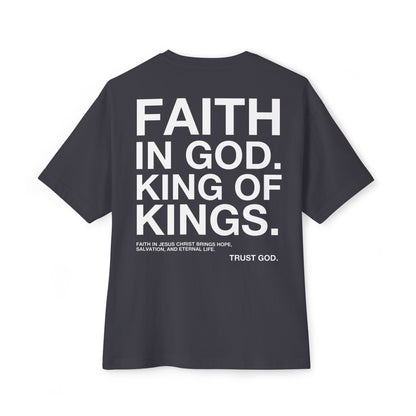 APPOLO "FAITH IN GOD" DARK BOXY TEE