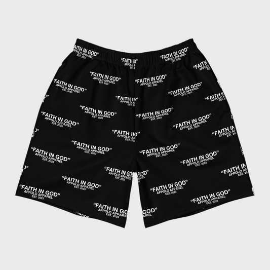 “FAITH IN GOD” ATHLETIC SHORTS