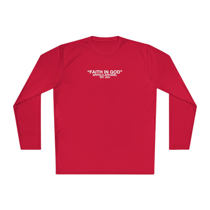 APPOLO "FAITH IN GOD" ATHLETIC LONG SLEEVE TEE