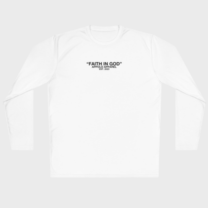 APPOLO “FAITH IN GOD” WHITE ATHLETIC TEE