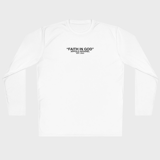 APPOLO “FAITH IN GOD” WHITE ATHLETIC TEE