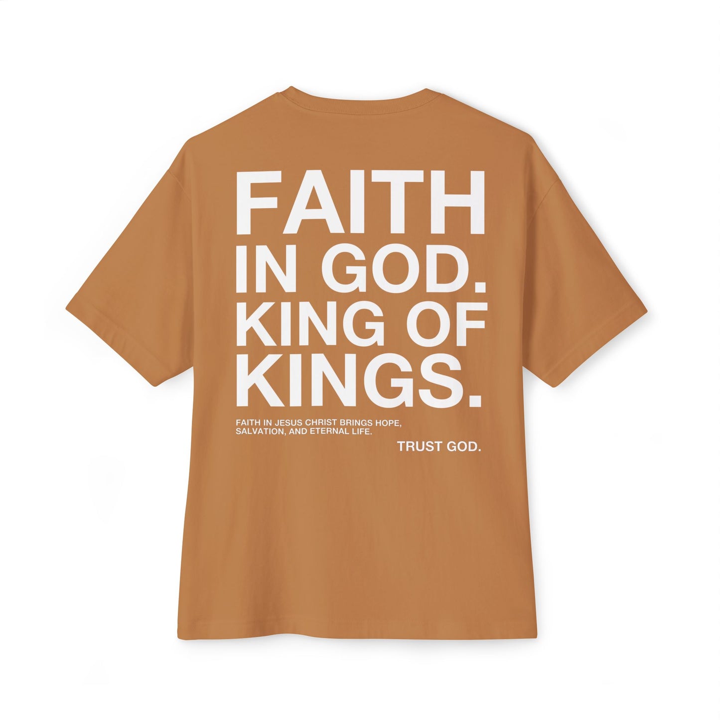 APPOLO "FAITH IN GOD" DARK BOXY TEE