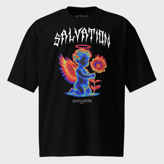 “SALVATION” OVERSIZED HEAVYWEIGHT GYM TEE