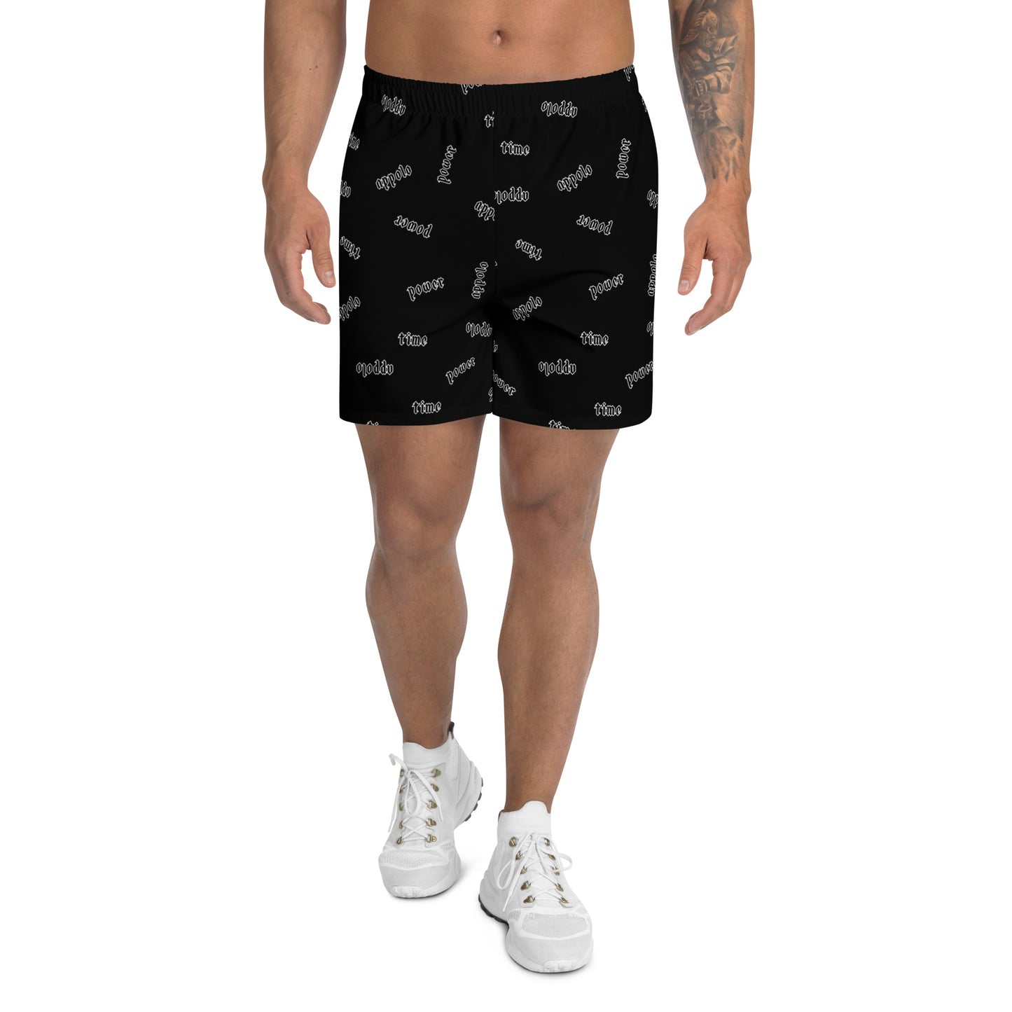 "TIME, POWER, APPOLO" Athletic Shorts