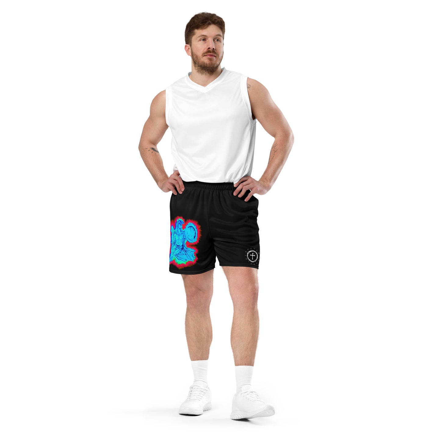 APPOLO "BLUE RUSH" Mesh Shorts