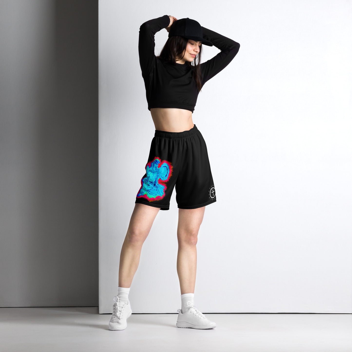 APPOLO "BLUE RUSH" Mesh Shorts