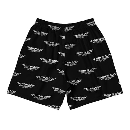 “FAITH IN GOD” ATHLETIC SHORTS