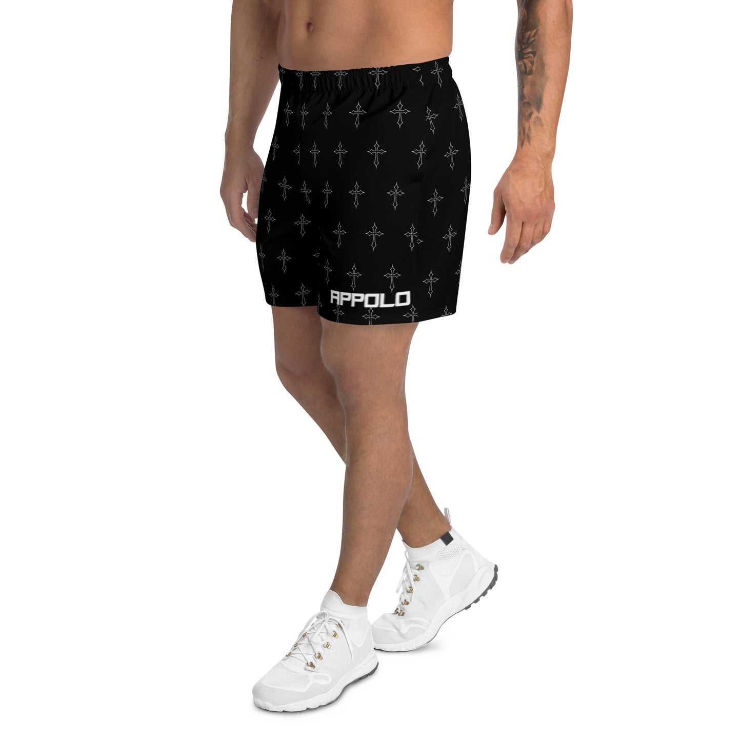 APPOLO “KINGDOM OF CROSSES” ATHLETIC SHORTS