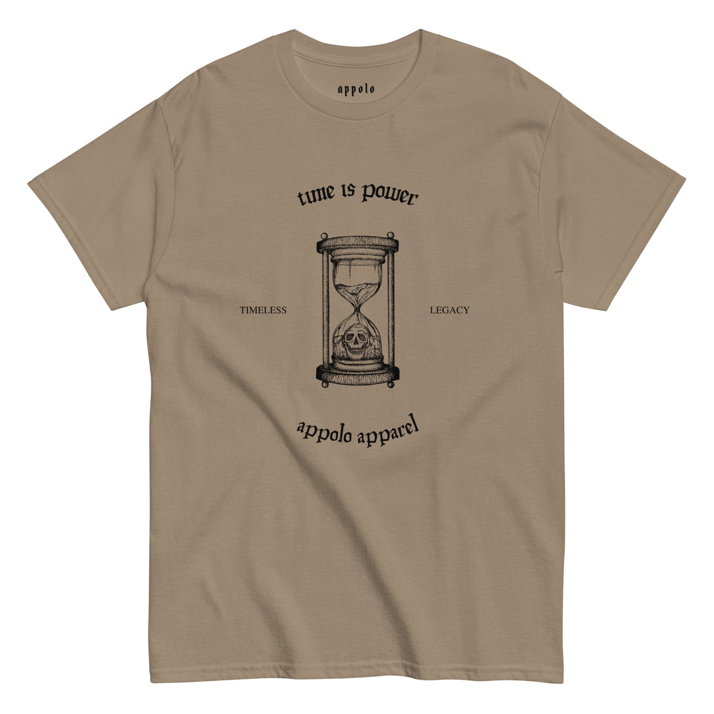 APPOLO "TIME IS POWER" FITTED TEE