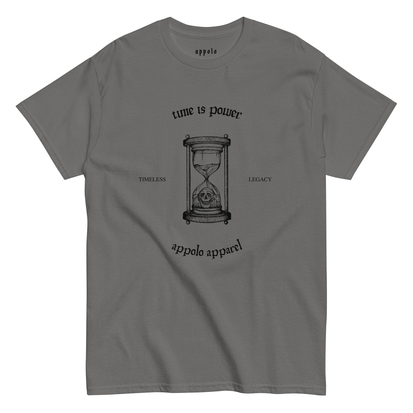 APPOLO "TIME IS POWER" FITTED TEE