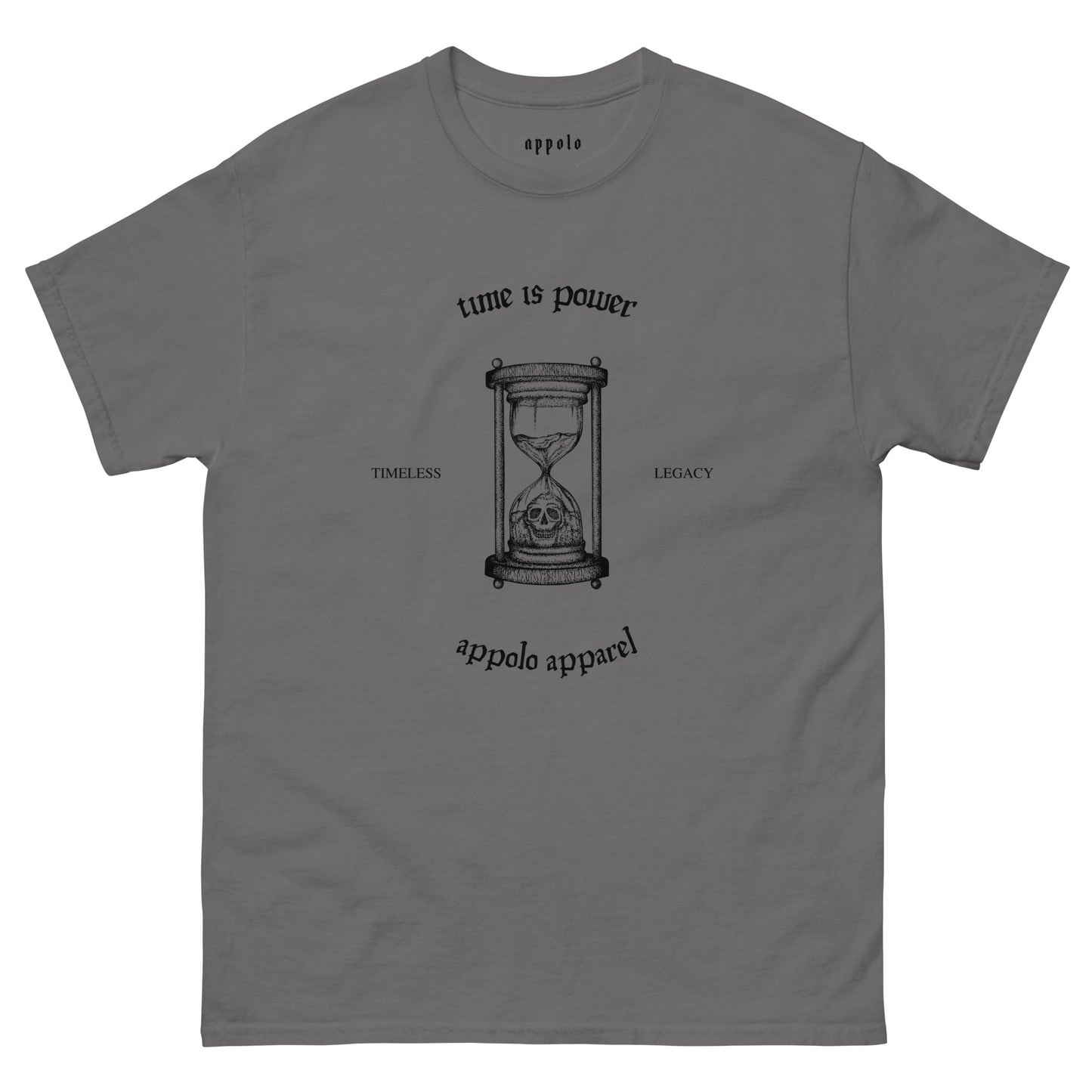 APPOLO "TIME IS POWER" FITTED TEE