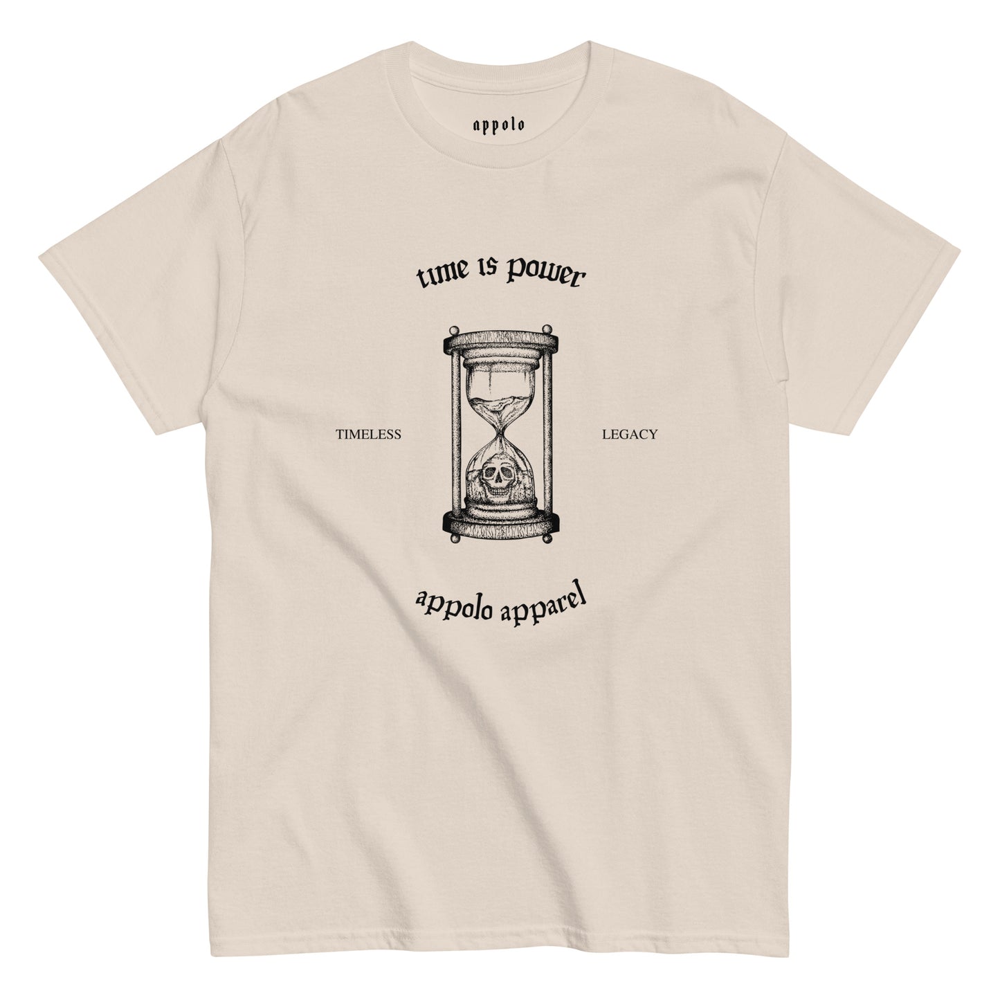 APPOLO "TIME IS POWER" FITTED TEE