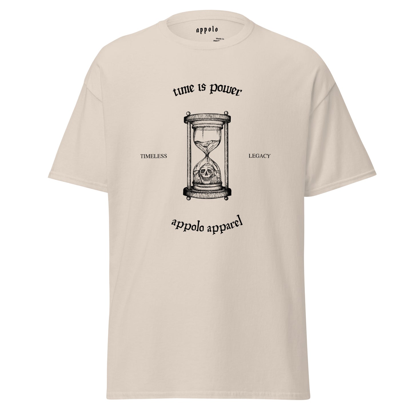 APPOLO "TIME IS POWER" FITTED TEE