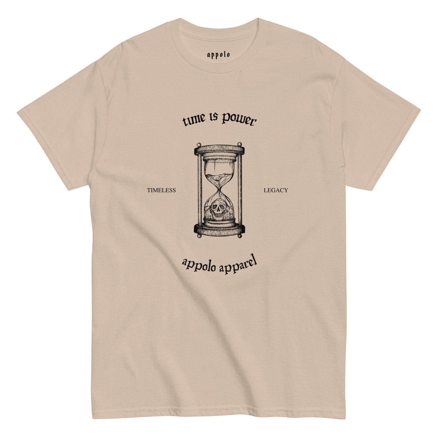 APPOLO "TIME IS POWER" FITTED TEE