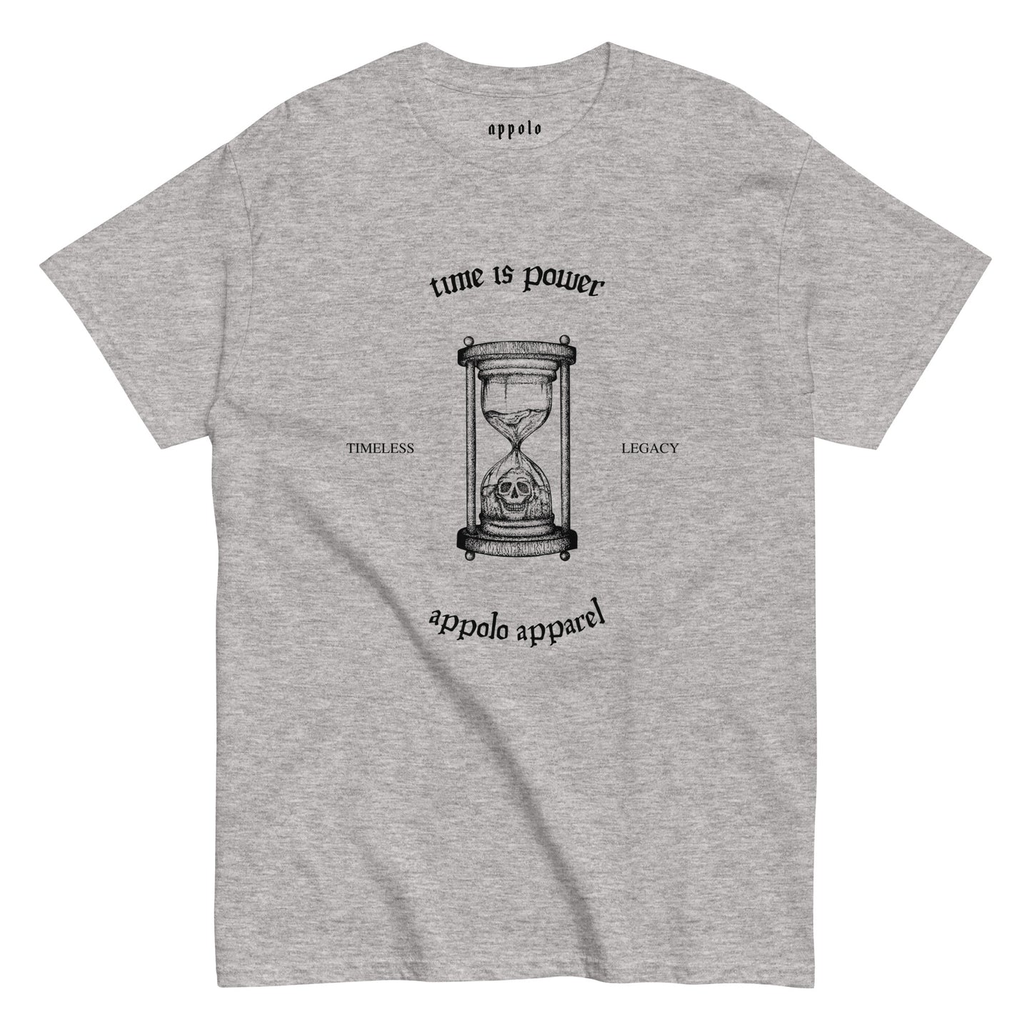 APPOLO "TIME IS POWER" FITTED TEE