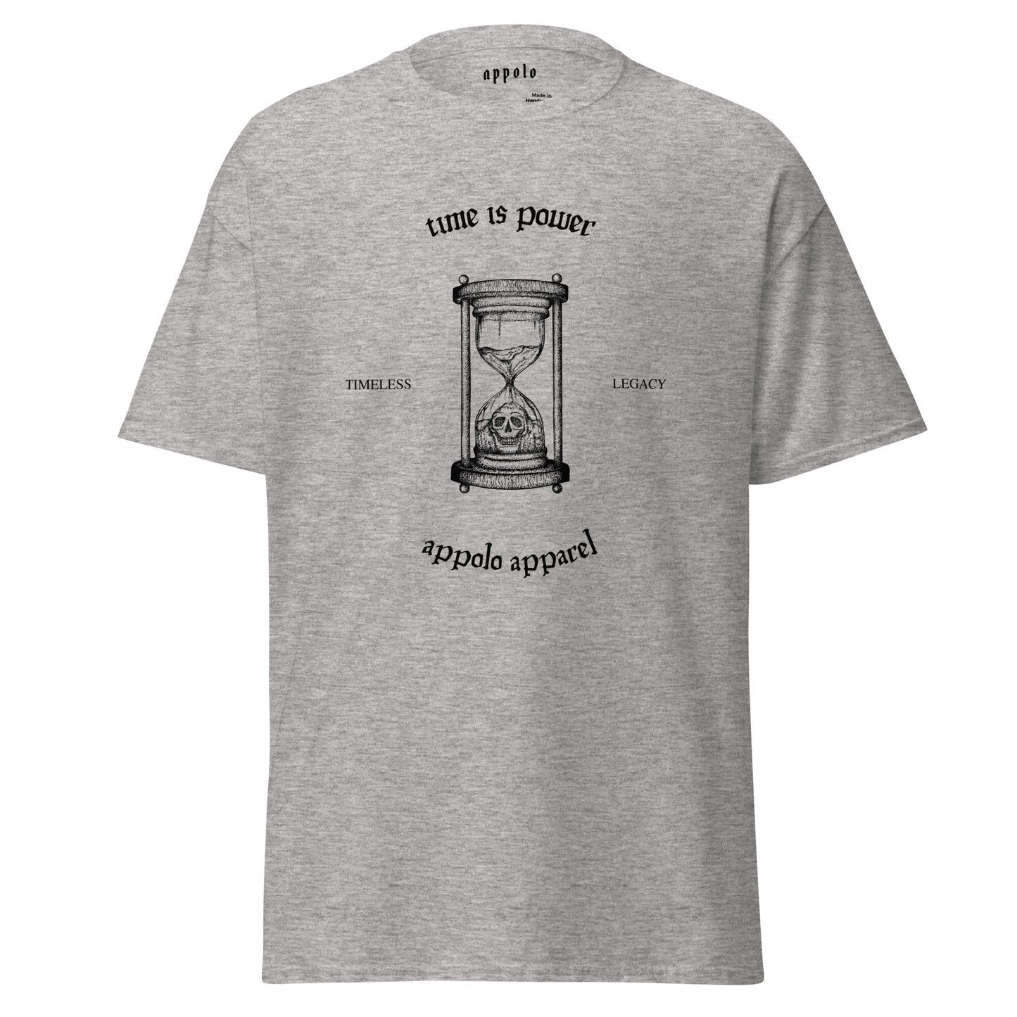 APPOLO "TIME IS POWER" FITTED TEE