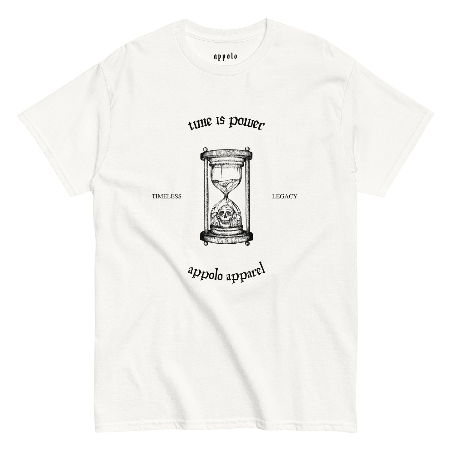 APPOLO "TIME IS POWER" FITTED TEE