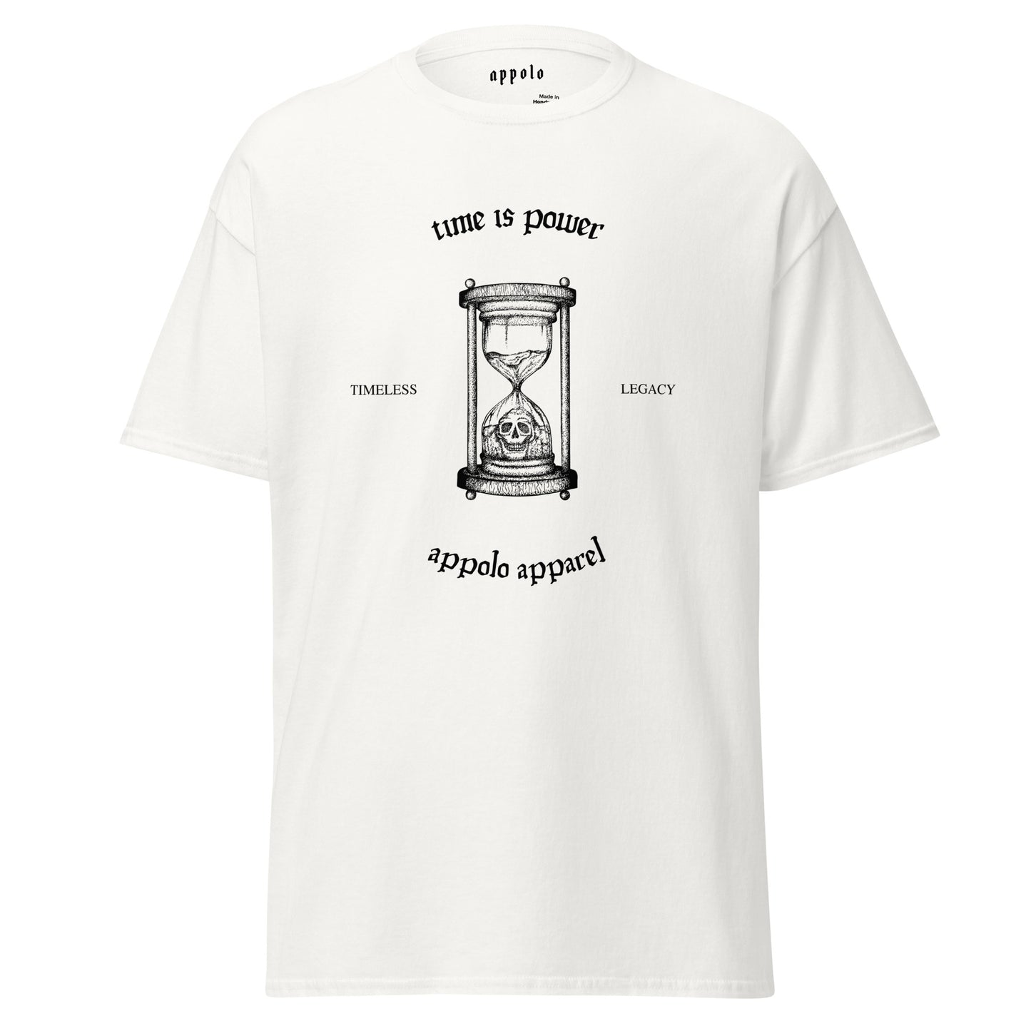 APPOLO "TIME IS POWER" FITTED TEE