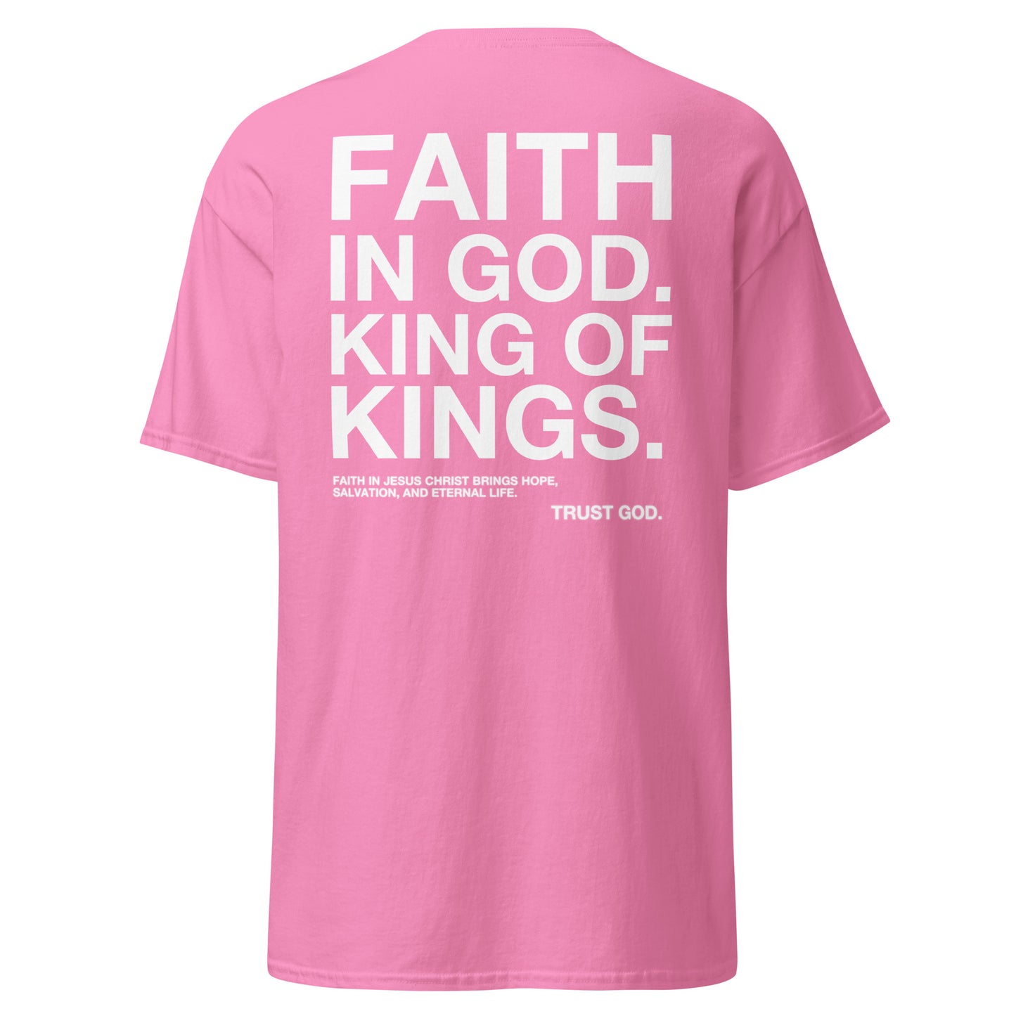 “FAITH IN GOD” DARK FITTED TEE