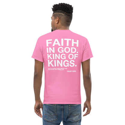 “FAITH IN GOD” DARK FITTED TEE