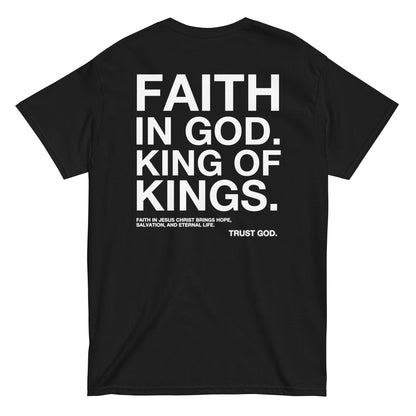 APPOLO “FAITH IN GOD” DARK FITTED TEE