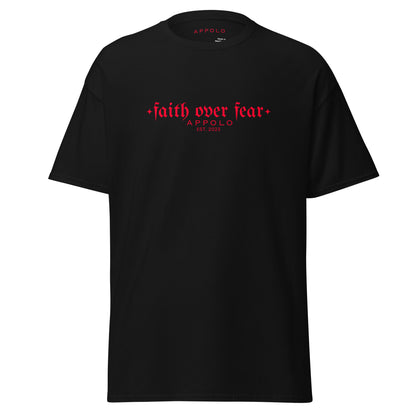 APPOLO “FAITH OVER FEAR” BLACK TEE