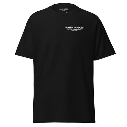 APPOLO “FAITH IN GOD” DARK FITTED TEE