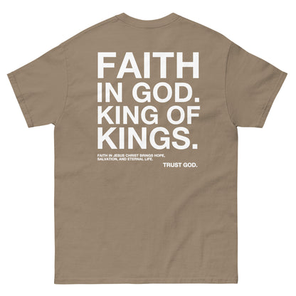 APPOLO “FAITH IN GOD” DARK FITTED TEE