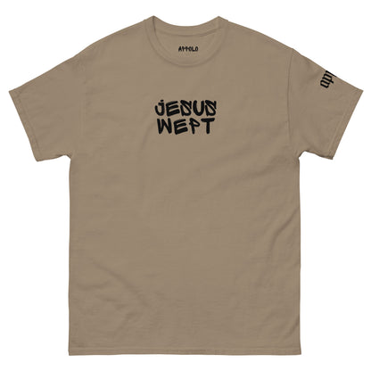 APPOLO "JESUS WEPT" GRAFFITI LIGHT FITTED TEE