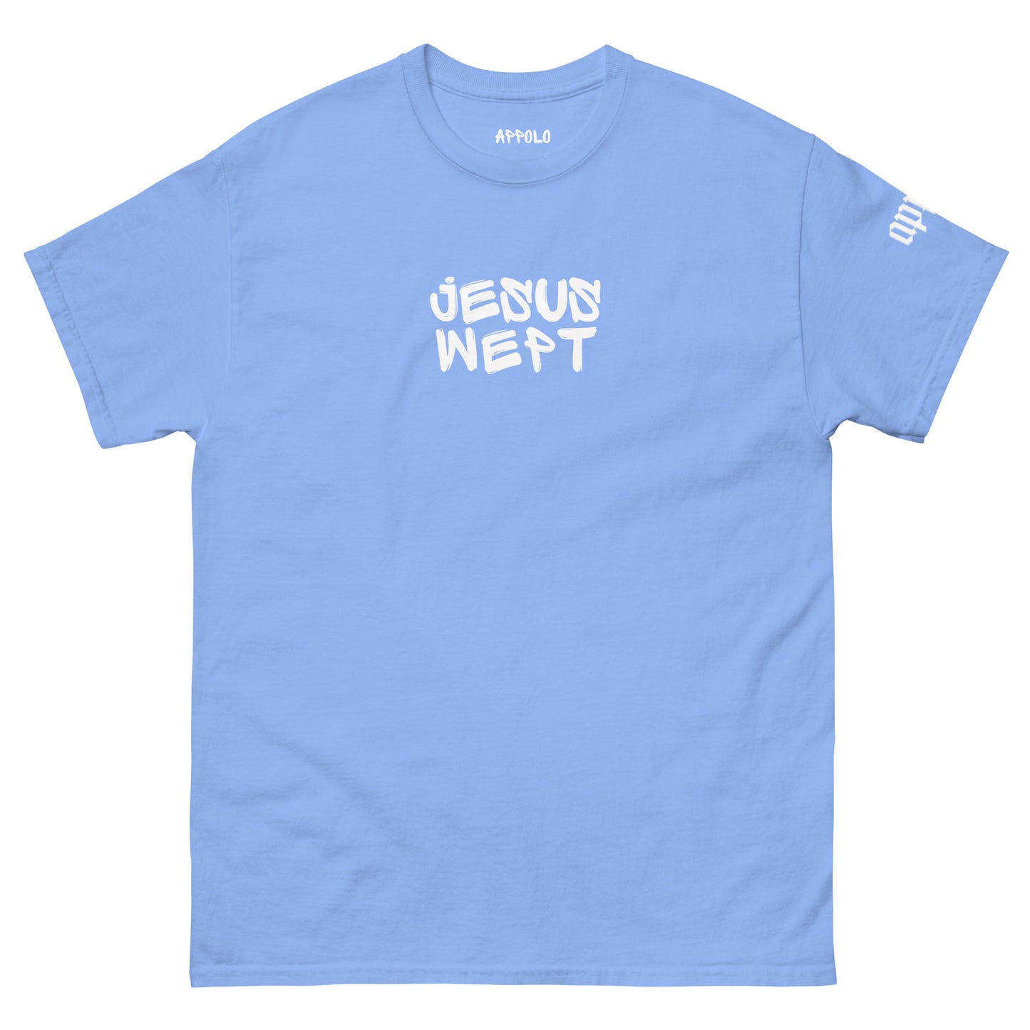 APPOLO "JESUS WEPT" GRAFFITI DARK FITTED TEE