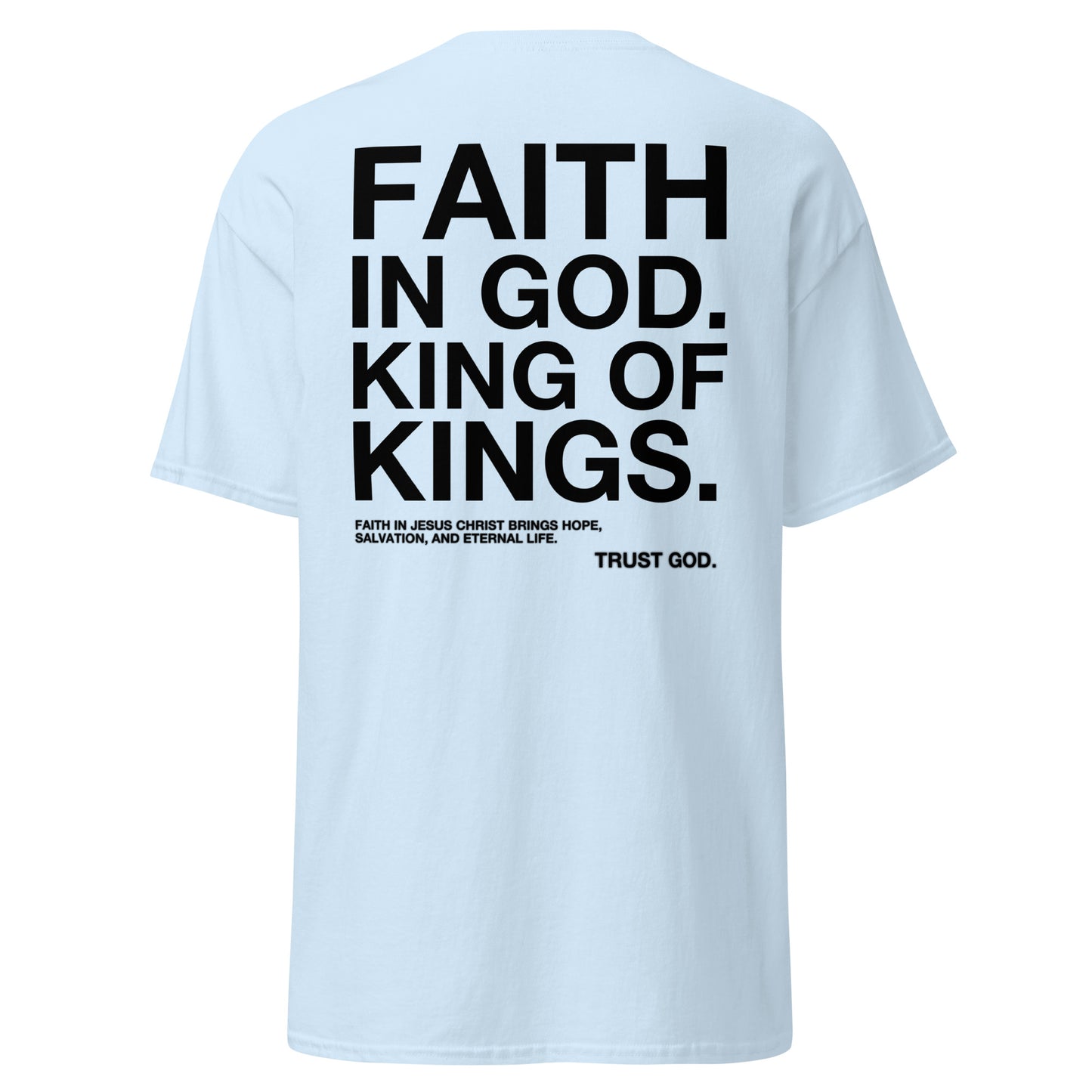 APPOLO “FAITH IN GOD” WHITE FITTED TEE