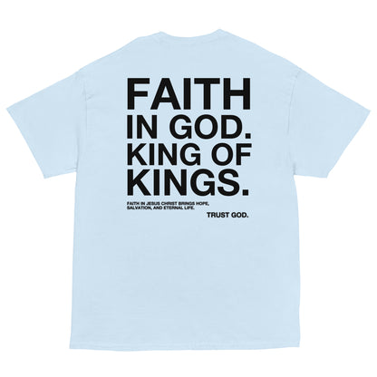 APPOLO “FAITH IN GOD” WHITE FITTED TEE