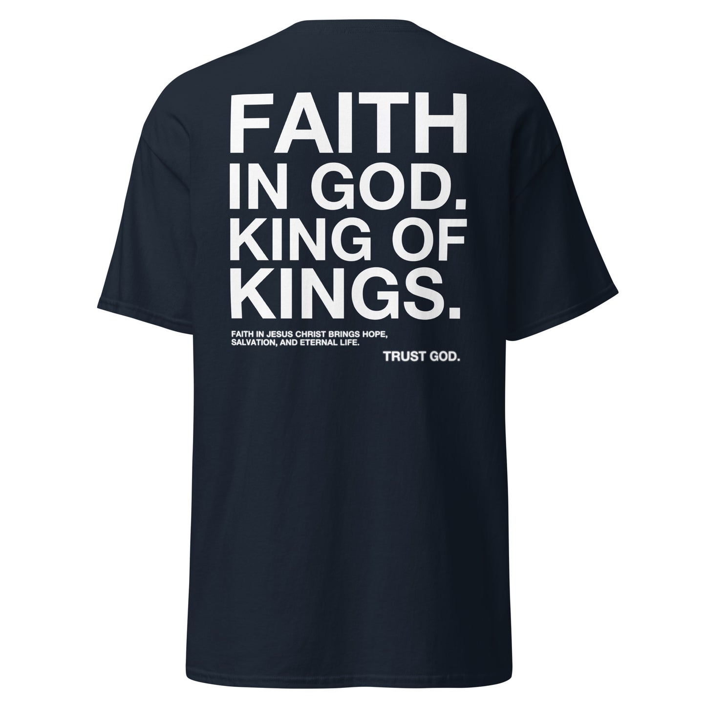 APPOLO “FAITH IN GOD” DARK FITTED TEE