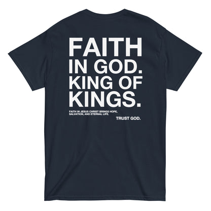 APPOLO “FAITH IN GOD” DARK FITTED TEE