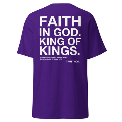 APPOLO “FAITH IN GOD” DARK FITTED TEE