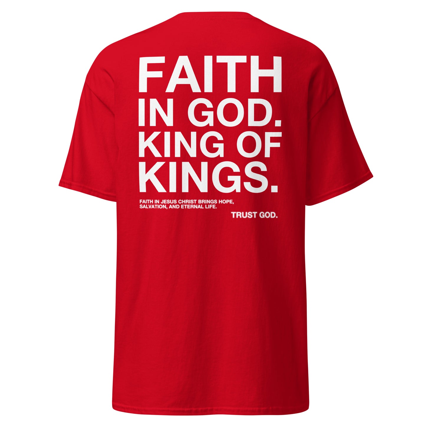 APPOLO “FAITH IN GOD” DARK FITTED TEE