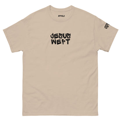 APPOLO "JESUS WEPT" GRAFFITI LIGHT FITTED TEE