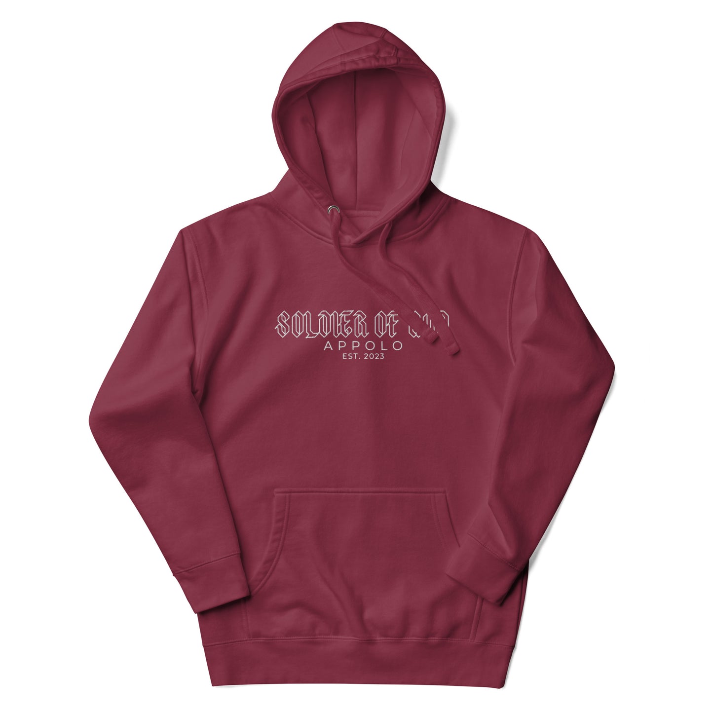 APPOLO "SOLDIER OF GOD" COTTON HOODIE