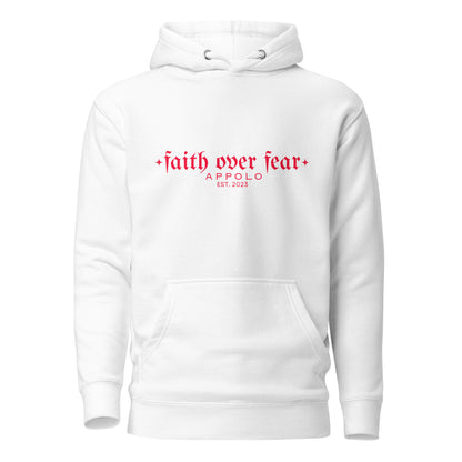 APPOLO "FAITH OVER FEAR" COTTON HOODIE